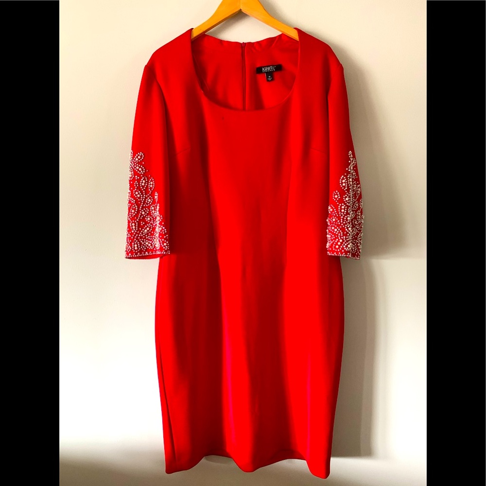Ignite Evenings Red Dress 18 - Picture 2 of 7